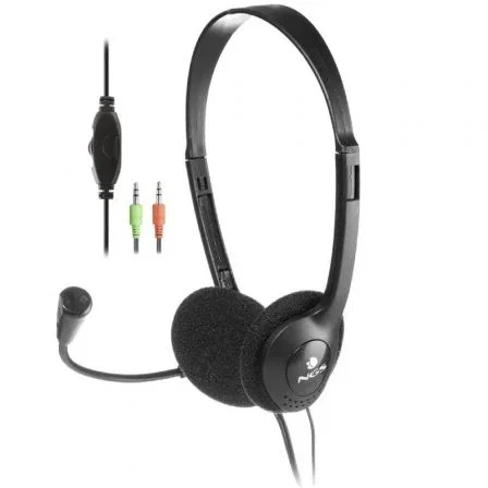NGS Auriculares MS103 Negros con Micrófono